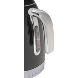 SMEG 50's Style Wasserkocher KLF04BLEU schwarz (glänzend), 2.400 Watt, 1,7 Liter, 7 Tassen