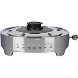 SMEG 50's Style Wasserkocher KLF04BLEU schwarz (glänzend), 2.400 Watt, 1,7 Liter, 7 Tassen