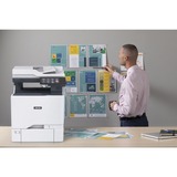 Xerox VersaLink C625DN, Multifunktionsdrucker grau/blau, USB, LAN, Scan, Kopie, Fax