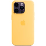 Apple Silikon Case mit MagSafe, Handyhülle gelb, Sonnenlicht, iPhone 14 Pro