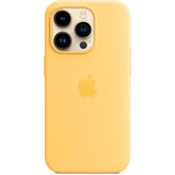 Apple Silikon Case mit MagSafe, Handyhülle gelb, Sonnenlicht, iPhone 14 Pro