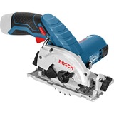 Bosch Akku-Handkreissäge GKS 12V-Li, 12Volt blau/schwarz, ohne Akku und Ladegerät, in L-BOXX