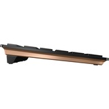 CHERRY DW 9100 SLIM, Desktop-Set schwarz/bronze, DE-Layout, Cherry SX-Scherentechnologie