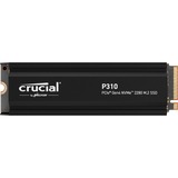 Crucial P310 2 TB mit Kühlkörper, SSD PCIe 4.0 x4, NVMe, M.2 2280