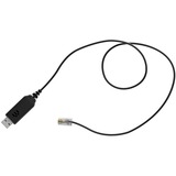 EPOS USB Adapterkabel CEHS-CI 02, USB-A Stecker > RJ-45 Stecker schwarz, für Cisco u.a.