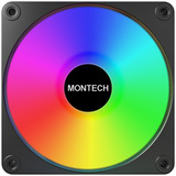 Montech GF120R V2 ARGB, Gehäuselüfter schwarz/weiß, 3er Pack, Reverse, 120 mm
