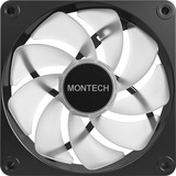 Montech GF120R V2 ARGB, Gehäuselüfter schwarz/weiß, 3er Pack, Reverse, 120 mm