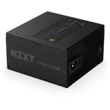 NZXT C750 GOLD CORE, PC-Netzteil schwarz, 1x 12-Pin High Power GPU, 3x PCIe, Kabel-Management, 750 Watt