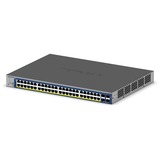 Netgear GS752TXP, Switch grau, 390W PoE Budget