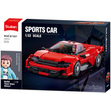 Sluban ModelBricks Roter Sportwagen, Konstruktionsspielzeug 