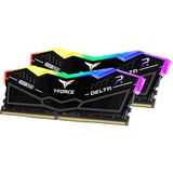 Team Group DIMM 32 GB DDR5-7600 (2x 16 GB) Dual-Kit, Arbeitsspeicher schwarz, FF3D532G7600HC36DDC01, Delta RGB, INTEL XMP