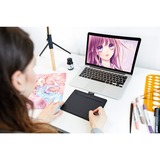 Wacom Intuos S mit Bluetooth, Grafiktablett schwarz, Manga Edition