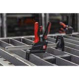 BESSEY Einhand‑Montagewerkzeug BEYCEPS BEY23, Zwinge schwarz/rot, bis 180kg Hubkraft, Spannen und Spreizen