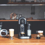 Cecotec Power Instant-ccino 20 Chic Serie Nera, Espressomaschine schwarz/edelstahl, 1470 Watt