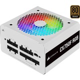 Corsair CX750F RGB, PC-Netzteil weiß, 4x PCIe, Kabel-Management, 750 Watt