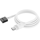 Corsair iCUE Link AIO LCD Screen Modul, Display 5.53 cm (2.1 Zoll), weiß, für iCUE Link AIO Wasserkühlungen