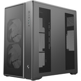 DeepCool CG590 MESH 2F, Tower-Gehäuse schwarz, Tempered Glass