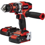 EINHELL Akku-Schlagbohrschrauber TE-CD 18/48 Li, 18Volt schwarz, 2x Li-Ionen Akku 2,0Ah