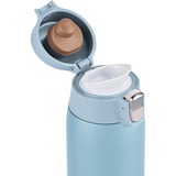 Emsa TRAVEL MUG light Thermobecher hellblau, 0,4 Liter, Flip-Deckel