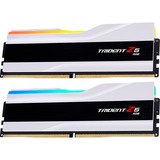 G.Skill DIMM 48 GB DDR5-8400 (2x 24 GB) Dual-Kit, Arbeitsspeicher weiß, F5-8400J4052G24GX2-TZ5RW, Trident Z5 RGB, INTEL XMP