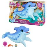 Hasbro FurReal Dimples, mein lustiger Delfin, Kuscheltier blau