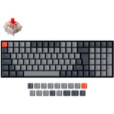 Keychron K4 Version 2, Gaming-Tastatur schwarz/grau, DE-Layout, Gateron Red