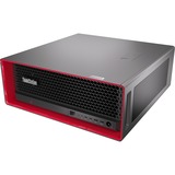 Lenovo ThinkStation P5 (30GA000KGE), PC-System schwarz/rot, Windows 11 Pro for Workstations 64-Bit