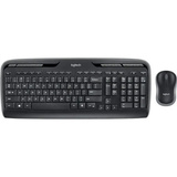 Logitech Wireless Combo MK330, Desktop-Set schwarz, DE-Layout