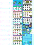 Moose Toys MrBeast Lab Swarms S3 Mega Lab 14 Pack - Milk Bones, Spielfigur sortierter Artikel