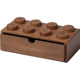 LEGO 2x4 Holz Schreibtischschublade, Aufbewahrungsbox