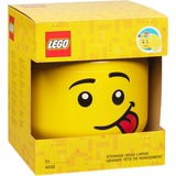 Room Copenhagen LEGO Storage Head "Silly", groß, Aufbewahrungsbox gelb