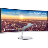 SAMSUNG C34J791, LED-Monitor 86 cm(34 Zoll), weiß, WQHD, VA-Panel, Thunderbolt, 100Hz Panel
