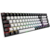 Sharkoon SKILLER SGK50 S2, Gaming-Tastatur weiß, BE-Layout, Gateron Red