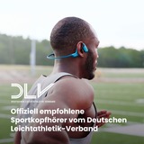 Shokz OpenRun Pro, Kopfhörer hellblau, Bluetooth, IP55