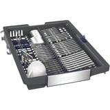 Siemens SR55ZS10ME iQ500, Spülmaschine edelstahl (gebürstet)/schwarz, 45 cm, Home Connect