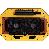 Thermaltake The Tower 600 Butter Caramel, Tower-Gehäuse gelb, Tempered Glass x 3