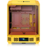 Thermaltake The Tower 600 Butter Caramel, Tower-Gehäuse gelb, Tempered Glass x 3