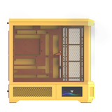 Thermaltake View 600 TG Butter Caramel, Big-Tower-Gehäuse gelb, Tempered Glass