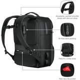 Wenger UrbanOne Travel , Rucksack schwarz, bis 39,6 cm (15,6")