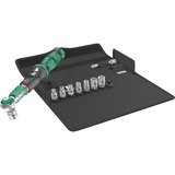 Wera Drehmomentschlüssel Safe-Torque A 1 Imperial Set 1, 10‑teilig schwarz/grün, 1/4" Vierkant, 2-12 Nm, zöllig