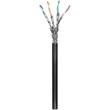 goobay Outdoor Netzwerkabel Cat.7 S/FTP (PiMF) schwarz, 305 Meter
