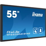 iiyama ProLite TF5539AS-B1AG, Public Display schwarz (matt), UltraHD/4K, IPS, Touchscreen