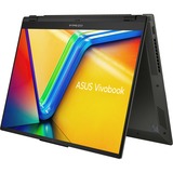 ASUS Vivobook S 16 Flip (TN3604YA-MC080W), Notebook schwarz, AMD Ryzen 7 7730U, AMD Radeon Graphics, 16 GB DDR4, 1 TB (1 TB SSD), Windows 11 Home 64-Bit