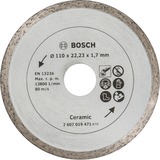 Bosch Diamanttrennscheibe für Fliesen, Ø 110mm Bohrung 22,23mm