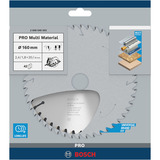 Bosch Kreissägeblatt Multi Material, Ø 160mm, 42Z Bohrung 20mm, für Handkreissägen