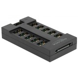 DeLOCK RGB Hub für ARGB LEDs mit 10 Ports schwarz