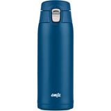 Emsa TRAVEL MUG light Thermobecher dunkelblau, 0,4 Liter, Flip-Deckel