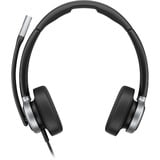 HP Poly Focus 625 Fold Stereo Bluetooth Headset (C56XSAA) schwarz, Bluetooth, USB-C-Dongle, 3,5 mm Klinke