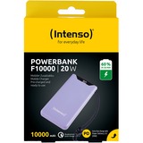Intenso Powerbank F10000 Purple lila, 10.000 mAh, PD 3.0, Quick Charge 3.0