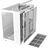 NZXT H9 Elite All White, Tower-Gehäuse weiß, Tempered Glass